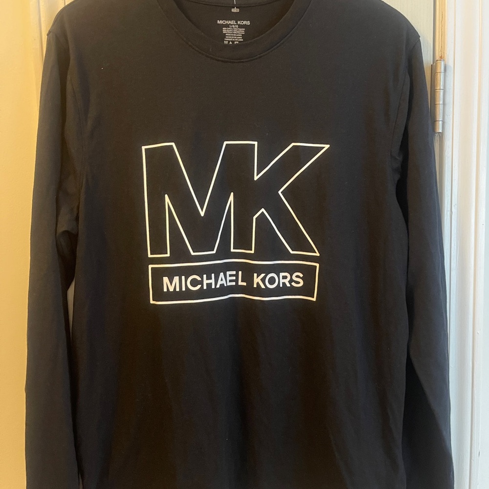 Michael Kors Classic Black Crewneck Tee